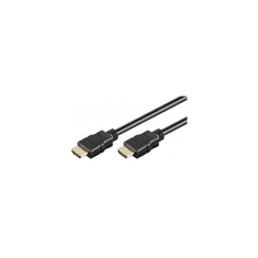 Techly 0.5m HDMI-A M/M HDMI kábel 0,5 M HDMI A-típus (Standard) Fekete (ICOC-HDMI-4-005)