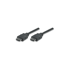 Manhattan 308816 HDMI kábel 1 M HDMI A-típus (Standard) Fekete (308816)