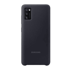 SAMSUNG Galaxy A41 SM-A415F, Szilikon tok, fekete, gyári (RS94665)