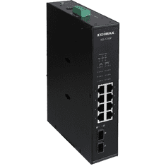 Edimax Switch Industrial 8-Port POE GbE + 2 GbE SFP unmanag. (IGS-1210P)