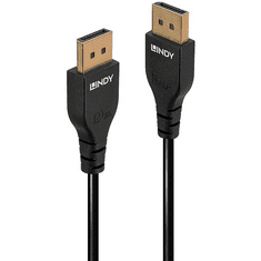 Lindy 36460 DisplayPort kábel 0,5 M Fekete (36460)