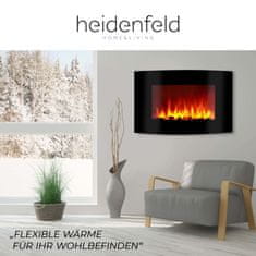 Heidenfeld HF-WK100B elektromos kandalló - fa