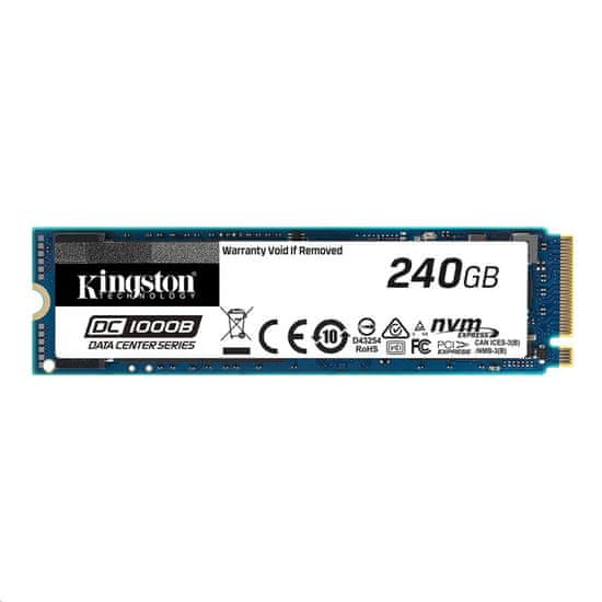 Kingston SEDC1000BM8/240G DC1000B 240GB PCIe NVMe M.2 2280 SSD meghajtó