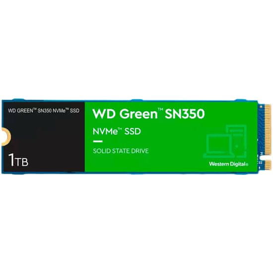 Western Digital WDS100T3G0C Green SN350 1024GB PCIe NVMe M.2 2280 SSD meghajtó