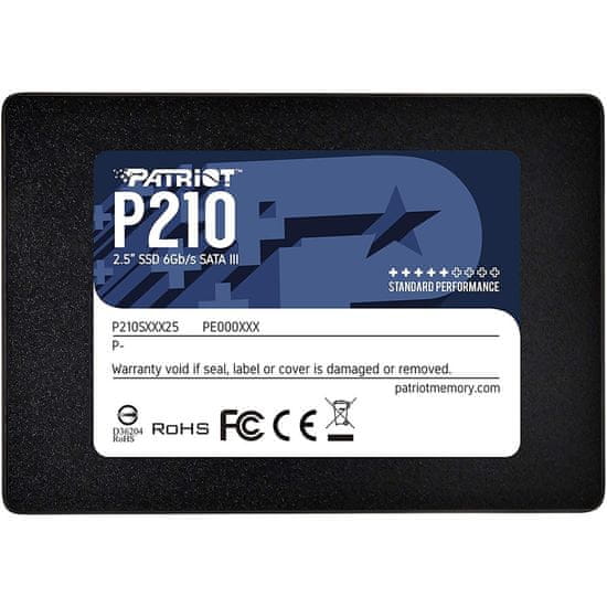Patriot P210S1TB25 P210 1024GB 2,5 inch SSD meghajtó