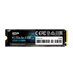 Silicon Power SP002TBP34A60M28 P34A60 2048GB PCIe NVMe M.2 2280 SSD meghajtó