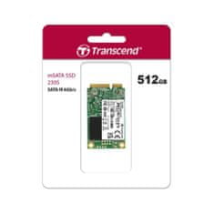 Transcend TS512GMSA230S 230S 512GB mSATA SSD meghajtó