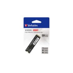Verbatim 49373 Vi3000 256GB PCIe NVMe M.2 2280 SSD meghajtó