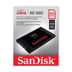 SanDisk SDSSDH3-500G-G26 Ultra 500GB 2,5 inch SSD meghajtó
