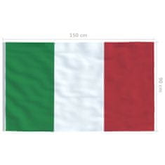 Vidaxl olasz zászló 90 x 150 cm 146050