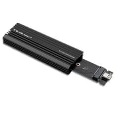 Qoltec NV2270 burkolat | NVMe | USB-C | 2TB M.2 SSD-hez | SATA | NVMe | USB-C | 2TB
