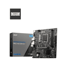 MSI PRO H610M-G alaplap Intel H610 LGA 1700 Micro ATX (7D46-075R)