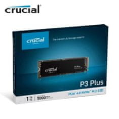 Crucial CT1000P3PSSD8 P3 Plus 1024GB PCIe NVMe M.2 2280 SSD meghajtó