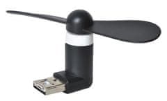 ISO 5770 Mini ventilátor microUSB fekete