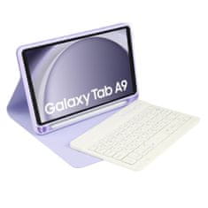 Tech-protect SC Pen tok billentyűzettel Samsung Galaxy Tab A9 8.7'', lila