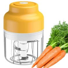 Verkgroup Aku. hordozható zöldség- és fűszernövény aprító 250 ml USB