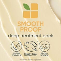 Biolage Mély maszk rakoncátlan és kreppes hajra Smoothproof Pack (Deep Treatment) 100 ml (Mennyiség 100 ml)