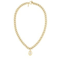 Calvin Klein Bájos aranyozott nyaklánc Edgy Pearls 35000560