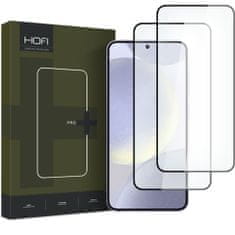 Hofi Glass Pro Full Screen 2x üvegfólia Samsung Galaxy S24 Plus, fekete