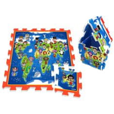 Stamp Hab puzzle MATA A világ gyermekei térkép ZA3149