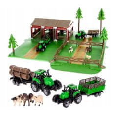 KOMFORTHOME Nagy Farm Traktor X2 Állatok Homestead gyerekeknek