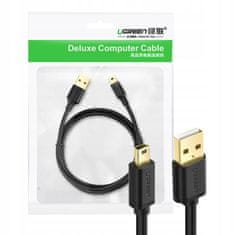 Ugreen UGREEN USB 2.0 kábel 10355B Férfi Mini USB 1m PVC