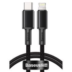 BASEUS Baseus Cafule kábel nagy teherbírású nejlon USB C típusú PD Lightning 18W kábel 1m