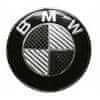 BMW logó embléma motorháztetőre CARBON 82MM 51148132375