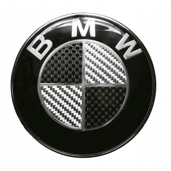 Bmw BMW logó embléma motorháztetőre CARBON 82MM 51148132375