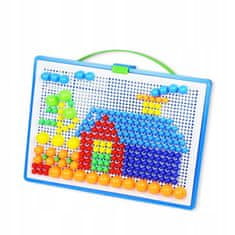 KOMFORTHOME 3D Puzzle Montessori Puzzle Pins gombák gombák játék 296 db