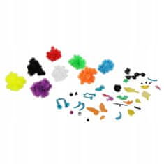 KOMFORTHOME Kreatív répa blokkok színes golyók 400 darab