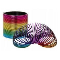 KOMFORTHOME Varázslatos szivárványos fémes tavaszi színű Slinky