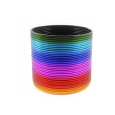 KOMFORTHOME Varázslatos szivárványos fémes tavaszi színű Slinky