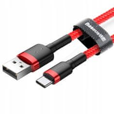 BASEUS Baseus Cafule kábel nagy teherbírású nejlon USB / USB-C QC3.0 2A 2M kábel 2M