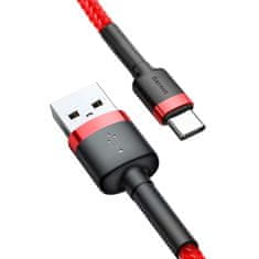 BASEUS Baseus Cafule kábel nagy teherbírású nejlon USB / USB-C QC3.0 2A 2M kábel 2M