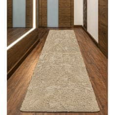 KOMFORTHOME Puha bolyhos csúszásgátló szőnyeg 80x300 cm Szín bézs