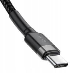 BASEUS Baseus Cafule Cable nagy teherbírású nejlon USB-C PD / USB-C 60W 20V 3A kábel