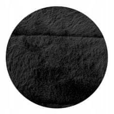 KOMFORTHOME Puha nyúl csúszásgátló szőnyeg 120x160 cm Szín Fekete