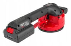 RED TECHNIC Elemkészlet. 18V-os vákuum vibrációs lapok kerámia lerakáshoz 2x2Ah 120mm