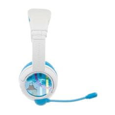 BuddyPhones School+, vezeték nélküli gyerekfejhallgató mikrofonnal, Bluetooth, kék