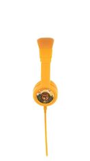 BuddyPhones Explore+ vezetékes gyermekfejhallgató mikrofonnal, sárga