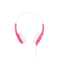 BuddyPhones Discover - vezetékes gyerekfejhallgató, rózsaszín