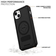 Rokform Cover Rugged, iPhone 15 Plus-hoz, fekete