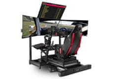Next Level Racing ELITE szabadon álló négyes kiegészítő, kiegészítő rögzítő a negyedik felső monitorhoz, szürke