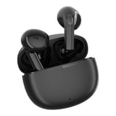 QCY - T20 AilyPods vezeték nélküli fejhallgató töltődobozzal, Bluetooth 5.3, fekete