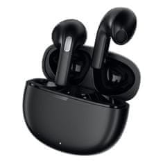 QCY - T20 AilyPods vezeték nélküli fejhallgató töltődobozzal, Bluetooth 5.3, fekete