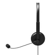 Port Designs PORT CONNECT - Sztereó headset mikrofonnal, USB-A, fekete
