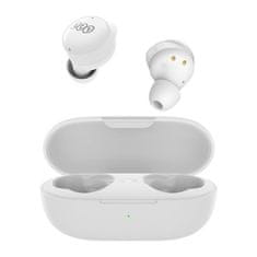 QCY - T17 vezeték nélküli fejhallgató töltődobozzal, Bluetooth 5.1, fehér