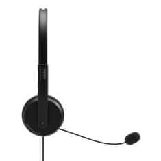 Port Designs PORT CONNECT - Sztereó headset mikrofonnal, USB-A, fekete
