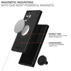 Rokform Cover Eagle 3, mágneses burkolat golfozóknak, Samsung Galaxy S23 Ultra-hoz, fekete